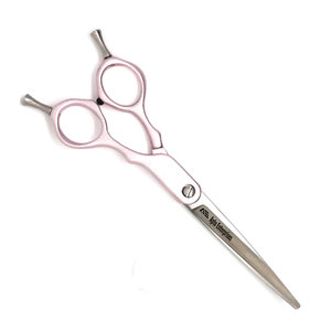 6-Inch Pink Curve <b>Dog</b> Grooming <b>Scissors</b> Professional Pet Hair Cutting Shears with Ergonomic Handle Blunt Safety Tips - Product Image 4