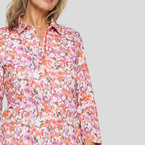 Polo de Sublimación Casual de Alta Calidad y Corte Ajustado para Mujer, Última Moda, Polo de Sublimación para Mujer a Bajo Precio, Servicio OEM - Product Image 5