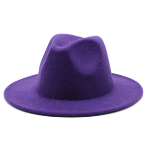 Sombrero Fedora, Accesorio de Moda Premium y Elegante, Fabricante de Marca Privada, Sombrero de Fieltro de Ala Ancha, OEM ODM, Ajustable para Exteriores - Product Image 2