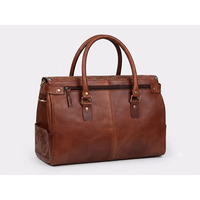 Sac de voyage pour ordinateur portable en cuir léger et imperméable de luxe pour une utilisation en extérieur