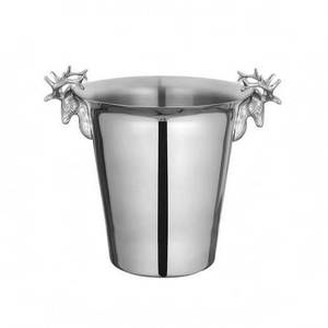 Seau à glace en acier inoxydable en forme de tête de cerf, style classique, design durable pour les fêtes, les célébrations de Noël et les bars - Product Image 4
