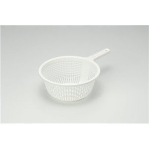 Inomata 19cm bianco manico colino & filtro per la cucina essenziali - Product Image 1