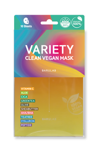BARULAB le masque végétalien propre-pack de variétés 10 masques en 1 paquet solution de soin du visage quotidien coréen pour tous les types de peau - Product Image 5