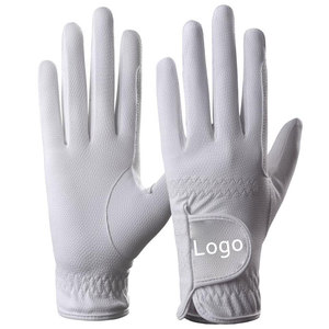 Breathable PU Equestrian Riding Gloves Flexible Anti Slip Horse Racing Gloves Comfortable Grip Design for <b>Cycling</b> Training - Product Image 1