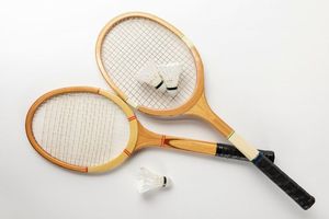 HRM HRM-63632 Raquette de badminton de haute qualité, professionnelle, en acier léger, écologique, durable, pliable, haute rigidité - Product Image 4