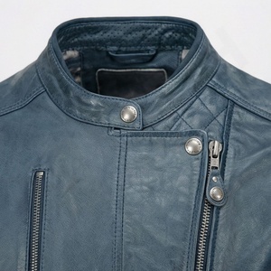 Chaqueta de Motociclista de Cuero Genuino para Hombre de la Mejor Calidad, Nueva Colección de Invierno, Chaquetas de Motocicleta con Protecciones Desmontables Personalizadas - Product Image 4