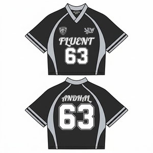 Maillot de football américain personnalisé avec logo, qualité supérieure, vente en gros, coupe moderne, extensible, pour athlètes adultes - Product Image 1
