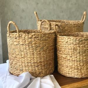 ตะกร้าสานสำหรับใส่ของในบ้าน,ตะกร้าใส่ผ้าสำหรับซักผ้าจากเวียดนาม - Product Image 1