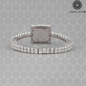Reloj de Lujo Charm Jewells para Hombre, de Acero Inoxidable, Esfera de 40 mm, Cristal, Correa de 20 cm, Movimiento Mecánico, Fecha Automática, Botón de Fecha - Product Image 4