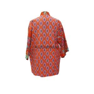 Kimono Corto de Playa para Mujer, 100% Algodón Puro, Ligero, Estilo Boho, Informal - Product Image 6