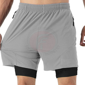 Factory Made Custom Design Your Own Logo Men Gym Shorts <b>Knee</b> Solid Casual Mid Quick Dry Breathable Comfortable Soft Material - Product Image 3