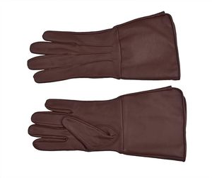 Gants en cuir à long manchon, style médiéval, ajustement parfait, qualité supérieure, cuir de mouton souple, gants de guerrier à long manchon - Product Image 2