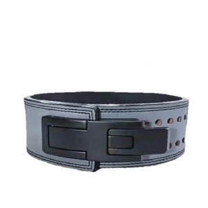 Adjustable Waist Support <b>Belt</b> with Double Buckle for <b>Weight</b> Lifting and Strength <b>Training</b> Unisex Artificial Leather Back Support - Product Image 2