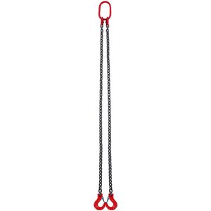 Paranco a Catena G80 con Capacità di Sollevamento 6600 Lbs/3 Tonnellate, Catena da 5/16 Pollici x 5 Piedi, Ganci Professionali per Sollevamento - Product Image 3