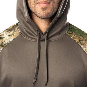 Sudadera con Capucha Abstracta de Camuflaje para Hombre, Mezcla de Algodón y Poliéster, Sudadera con Capucha y Cordón Ajustable, Bolsillo Tipo Canguro - Product Image 5