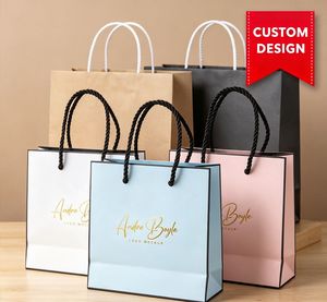 White Paper <b>Bag</b> Brown Kraft Paper <b>Bag</b> <b>Gift</b> Packaging <b>Bag</b> Fashion Boutique <b>Bag</b> Watch Packaging <b>Bag</b> Accessory Packaging <b>Bag</b> OEM - Product Image 1