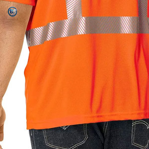 Camisa de seguridad profesional para trabajadores de obra, estilo de alta visibilidad con ajuste cómodo y flexible - Product Image 6