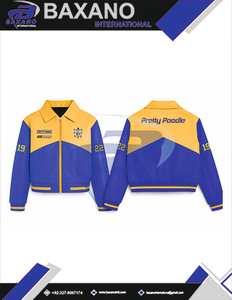 Chaqueta de Carreras Sigma Gamma Rho SGR con Cierre de Cremallera, Chaqueta de Carreras Personalizada con Patrón de Llamas de Algodón de Alta Calidad - Product Image 4