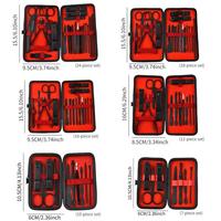 Ensemble d'outils de manucure et pédicure professionnels de qualité chirurgicale, très résistants, 7 en 1, personnalisables, en acier inoxydable, avec étui portable pour adultes