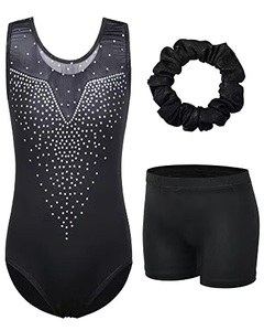 Maillot de Gimnasia Rítmica sin Tirantes con Pedrería, Económico, Transpirable, Ligero y Elegante, Conjuntos de Maillot Artístico para Niñas - Product Image 4