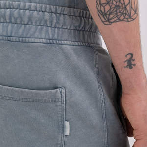 กางเกงขาสั้นผู้ชายผ้าฝ้ายเฟรนช์เทอร์รี่เนื้อหนา 100% สไตล์สตรีทแวร์ลำลองสำหรับฤดูร้อน รับสกรีนโลโก้ ปักลายตามสั่ง ขายส่ง - Product Image 6