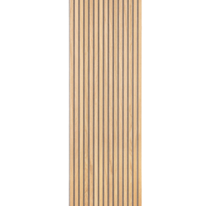 Panneau mural en bois rainuré Décoration intérieure Absorption acoustique Dos en PET MDF Acoustique Mur Acupanel - Product Image 1