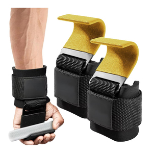 Crochets de levage robustes pour la musculation avec support de poignet – Équipement de fitness pour entraînement de musculation, soulevé de terre et tractions - Product Image 5