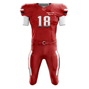 Tissu 100 % polyester, uniforme américain, léger et respirant, idéal pour les mouvements rapides et les matchs intenses. - Product Image 1