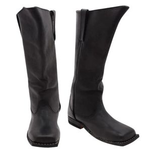 Historical Horse Men/Women 100% Genuine Leather for Equestrian Leg Protection Leather Boots - Product Image 1