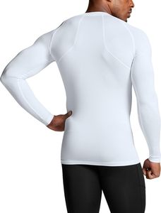 Maillot de bain à manches longues pour homme, protection UV, compression, séchage rapide, haut de performance athlétique - Product Image 2