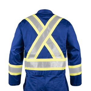 ชุดคลุมทำงานแบบสะท้อนแสง Hi Vis รุ่นปี 2026 ชุดคลุมนิรภัย FR สำหรับงานอุตสาหกรรม ช่างเครื่อง ชุดบอดี้สูทสำหรับผู้ชายและผู้หญิง - Product Image 5