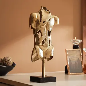 Sculpture métallique d'extérieur de qualité supérieure en gros, art abstrait moderne en acier inoxydable pour la décoration de jardins et la utilisation dans les hôtels et les places publiques - Product Image 1