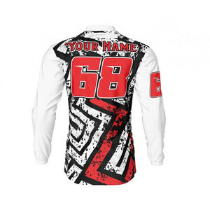 เสื้อเจอร์ซีย์โมโตครอสใหม่ MX สำหรับผู้ใหญ่ BMX MTB กันลม ทนทาน ระบายอากาศได้ดี ปรับแต่งได้ ชุดแข่งรถวิบาก เสื้อเจอร์ซีย์พิมพ์ลายสำหรับรถวิบาก - Product Image 2