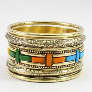 Designer Handmade Brass Fashion <b>Bangles</b> Direct Factory Sale <b>Set</b> with Metal Jewelry & Accessories Customized Color & Size Unisex - Product Image 1