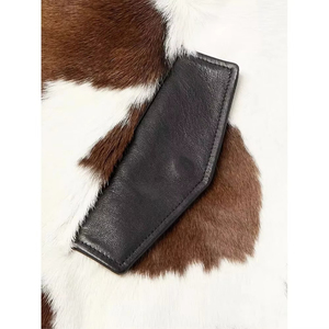 Chaqueta Bomber de Cuero Genuino para Hombre con Parches de Piel de Vaca, Cuello Camisero, Cierre de Cremallera, Estilo Motociclista, Corte Ajustado para Invierno - Product Image 6