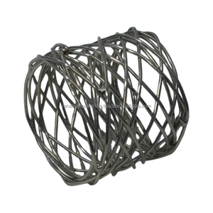 <b>Silver</b> Finished Metal Modern Napkin Rings Durable Eco-Friendly Elegant Table Decor for Dining Weddings Parties Special Occasions - Product Image 1