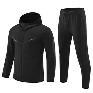 Conjuntos Deportivos Personalizados con Logotipo para Gimnasio y Entrenamiento, Trajes Deportivos de Dos Piezas para Hombre, Chaqueta con Cremallera y Pantalones para Correr - Product Image 4