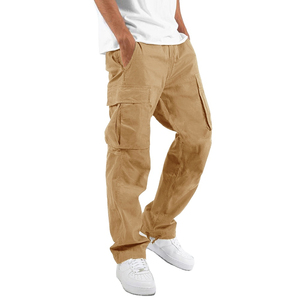 <b>Men's</b> Custom Cargo Pants High Quality <b>Casual</b> Multi Pocket <b>Trousers</b> Wholesale Supplier - Product Image 4