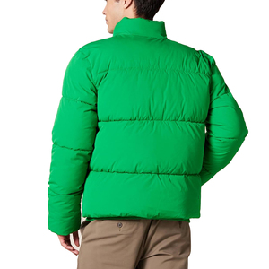 High Quality Men's Winter Puffer Jacket Custom Stand Collar with Hood Long Zipper Closure Casual Style Warm Outwear - Product Image 6