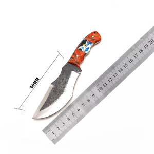 Couteau Tracker en Acier Damas à Haute Teneur en Carbone, Design Moderne, Cuisine de Survie en Plein Air, Chasse, Camping, Manche en Bois, Nouveauté - Product Image 6