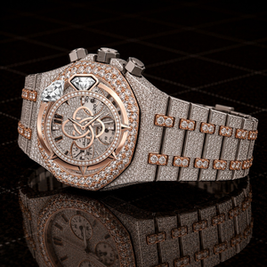 Reloj de Moissanita Premium para Hombre, con Diamantes VVS, Acero Inoxidable, Reloj de Pulsera de Lujo - Product Image 3