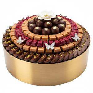 Bol décoratif élégant en cuivre de la plus haute qualité, pour chocolats et desserts, idéal pour les célébrations ou événements, en promotion - Product Image 2