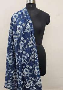 Sarong pareo en coton teint à la main, écharpe de plage pour femme, tissu voile doux, imprimé floral, toutes saisons, couverture de maillot de bain, travelgo - Product Image 6