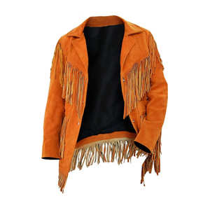Custom Logo And Size <b>Western</b> Leather Wear For Men Fringe Casual Loose Comfortable And <b>Jacket</b> Sued Cowboy Online Sale - Product Image 1