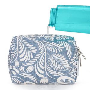 Graziosa Pochette con Cerniera, Borsa da Viaggio per Trucchi per Donne e Ragazze, Piccola Borsa Cosmetica con Scomparti per Borsetta e Uso Domestico - Product Image 4