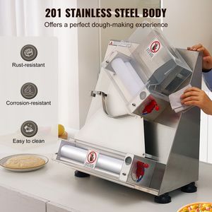 Sfogliatrice Elettrica Commerciale in Acciaio Inox, 370W, Capacità 260 Pezzi/Ora, per Pizza da 3-12 Pollici - Product Image 5