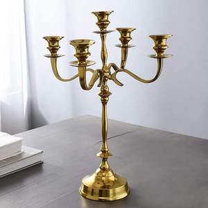 Luxury Handmade Aluminum Candelabra <b>Candle</b> Holder Antique Style Decorative <b>Candle</b> Stand for Wedding Event Tabletop At <b>Cheap</b> Rate - Product Image 3