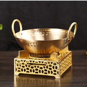 High End Brass Dining Food Warmer with Support <b>Frame</b> and Lid, Luxury Hospitality Equipment for Hotel Buffet & Event Presentation - Product Image 1