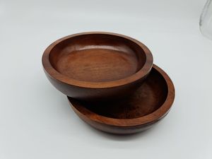 Wood Bowl <b>Candle</b> Holder Round Natural Home Decoration Handmade Natural Wood <b>Candle</b> Bowls - Product Image 6