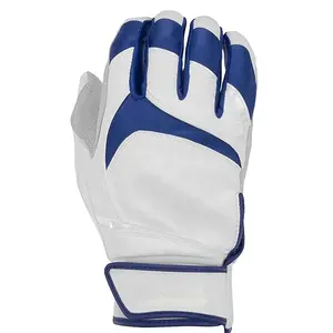 2024高品質の野球用手袋カスタムカラーとロゴ付きデザイン良質の革製フルグリップ野球用バッティンググローブ